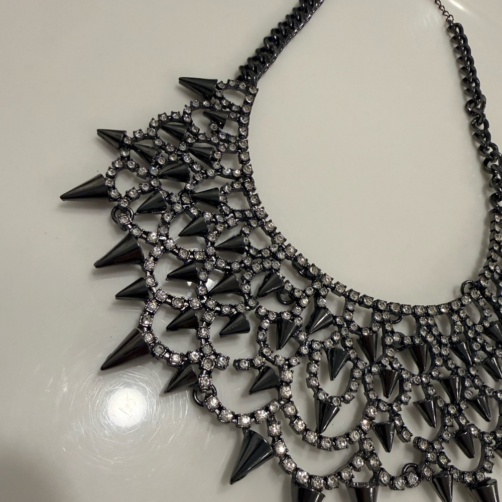 Baublebar Black And Silver Statement Necklace - image 3